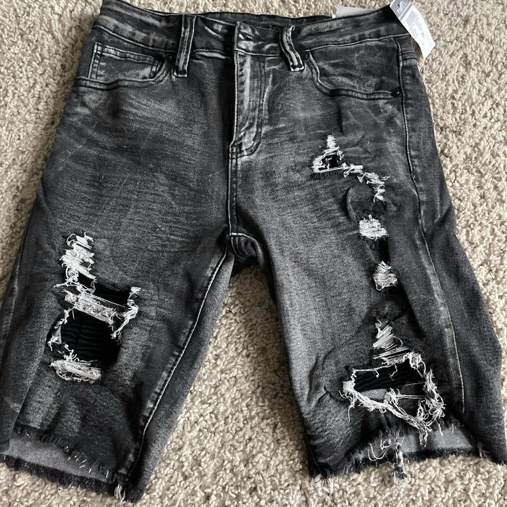 Rue21 Charcoal Denim Jean Shorts